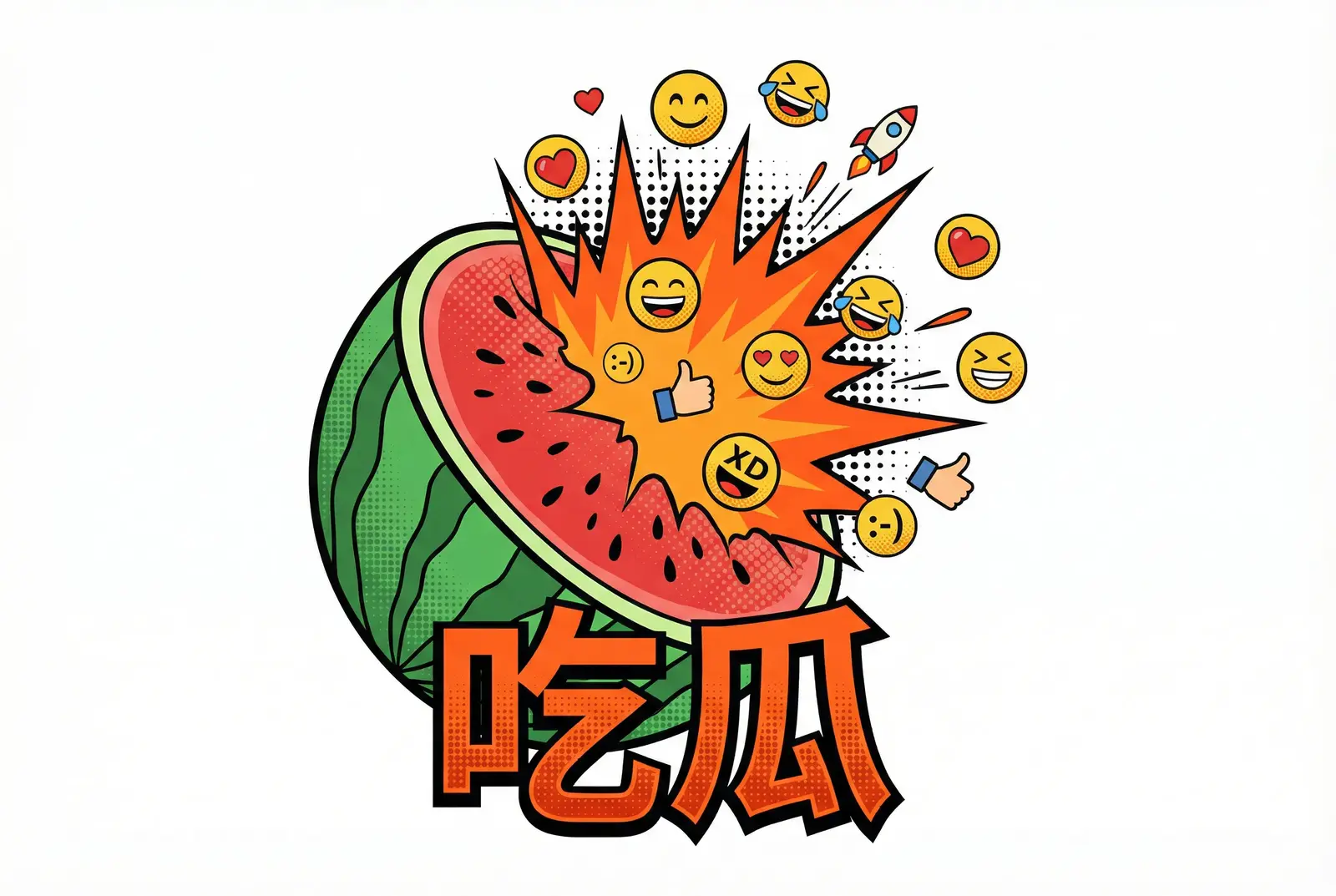 蘑菇蘑菇老版红色logo百度 社区Logo